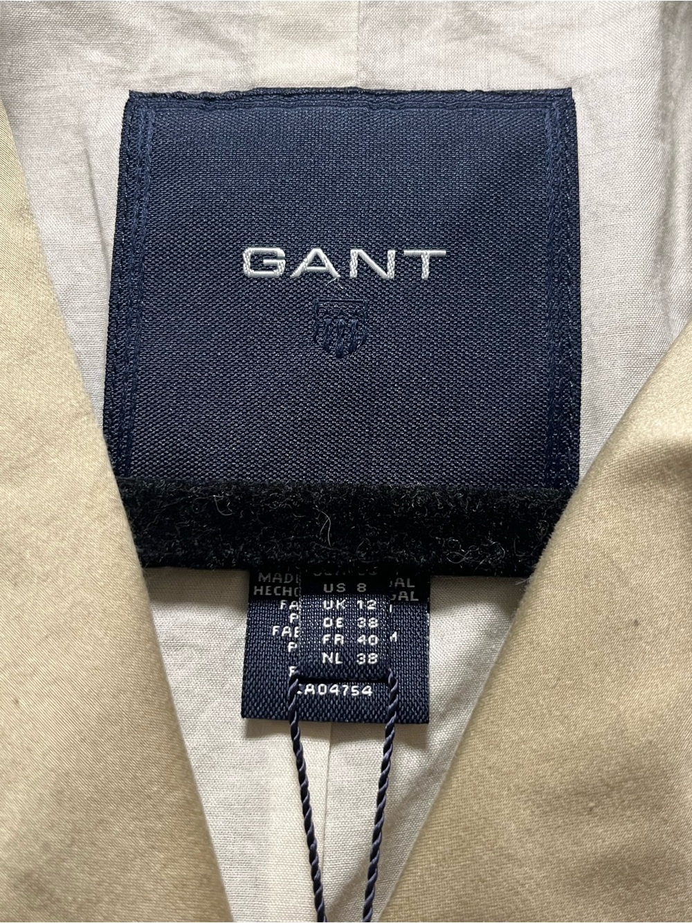NWT - GANT Safari Field Jacket, women’s size 8 - Picture 4 of 14